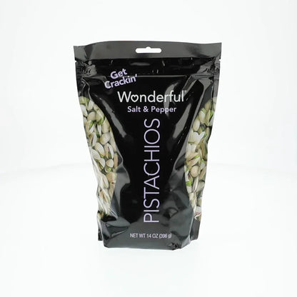 Wonderful Pistachios In-Shell Salt & Pepper Nuts, 14 Ounce Bag