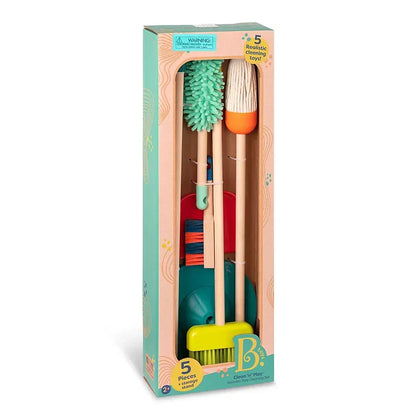 B. Toys Clean 'n' Play Wooden Cleaning Toy Set