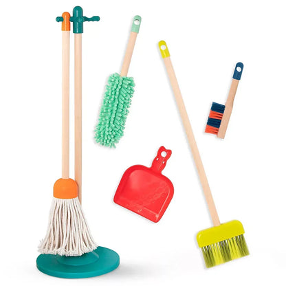 B. Toys Clean 'n' Play Wooden Cleaning Toy Set
