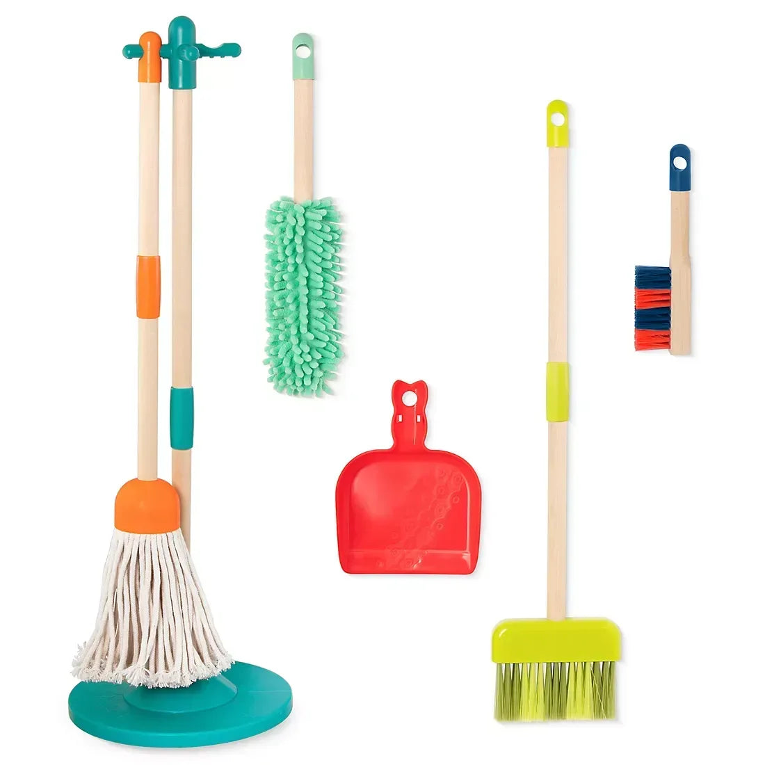 B. Toys Clean 'n' Play Wooden Cleaning Toy Set