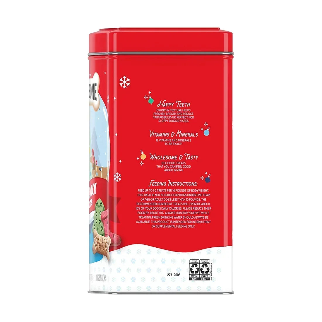 Milk-Bone Holiday Dog Treats, 24 oz. Collectible Tin