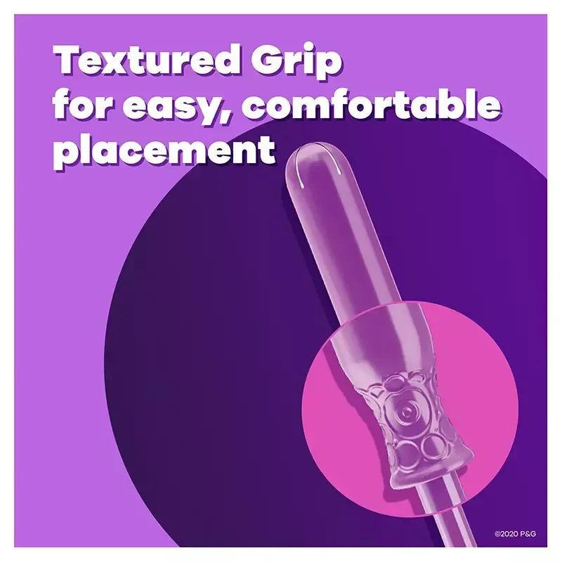 Tampax Radiant Feminine Care Tampons for Women, Regular/Super/Super Plus, Unscented, 77 ct.