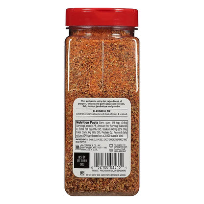 McCormick Perfect Pinch Bayou Cajun Seasoning, 13.5 oz.