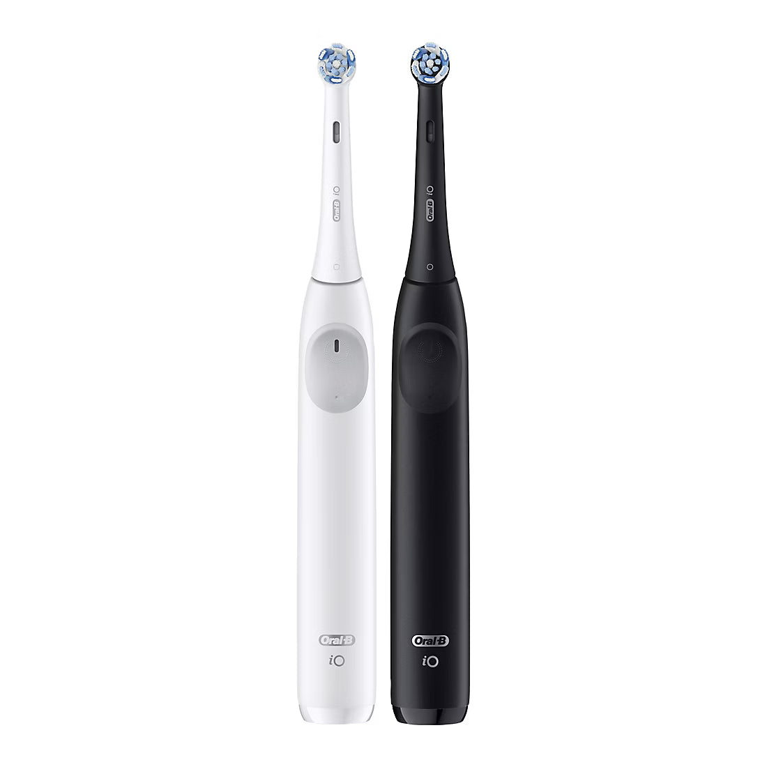 Oral-B iO Series 2 Deep Clean Rechargeable Electric Powered Toothbrushes, Pure White, Night Black, 2 ct.