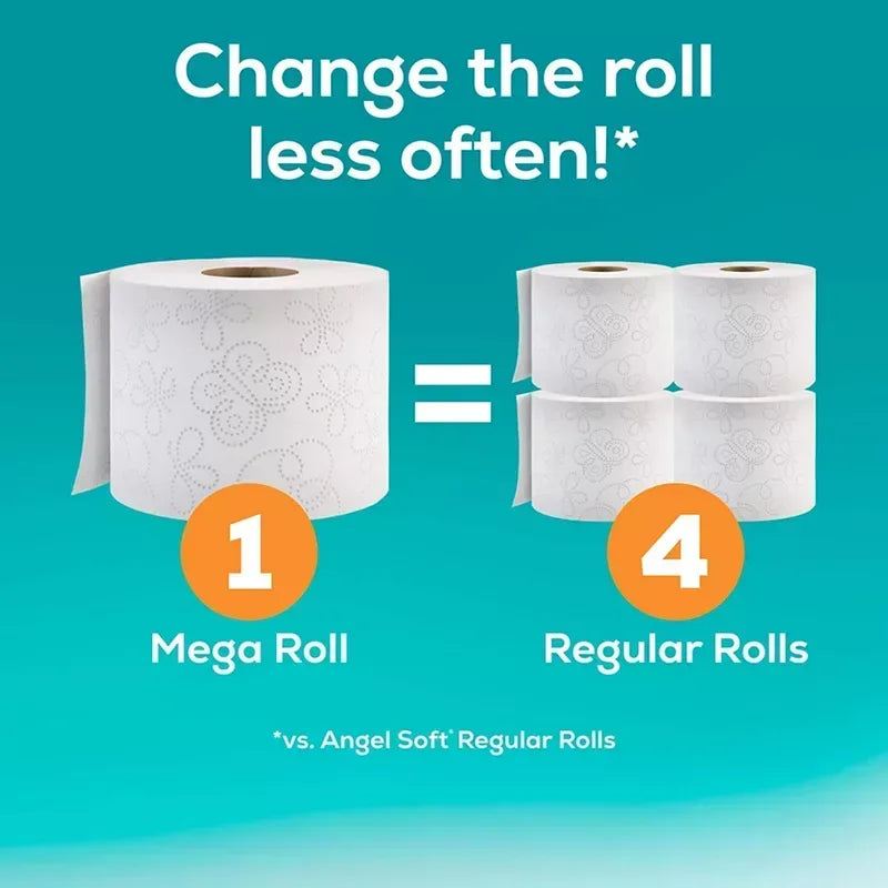 Angel Soft Mega Roll Toilet Paper, 32 pk./320 sheets per roll