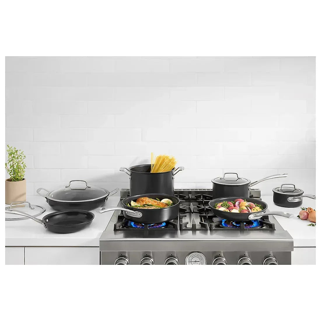 Cuisinart 12-Pc. Dishwasher Safe Hard Anodized Cookware Set
