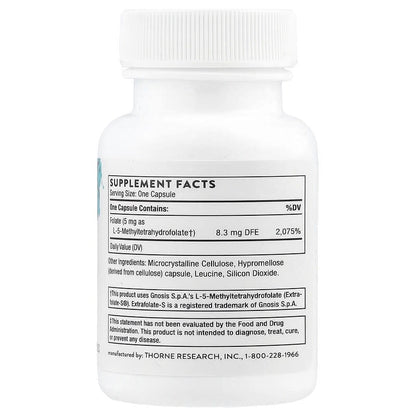 Thorne, 5-MTHF, 60 Capsules