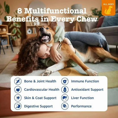 Zesty Paws 8-in-1 Multivitamin Bites for Dogs, for Overall Wellbeing Chicken Flavor, 90ct