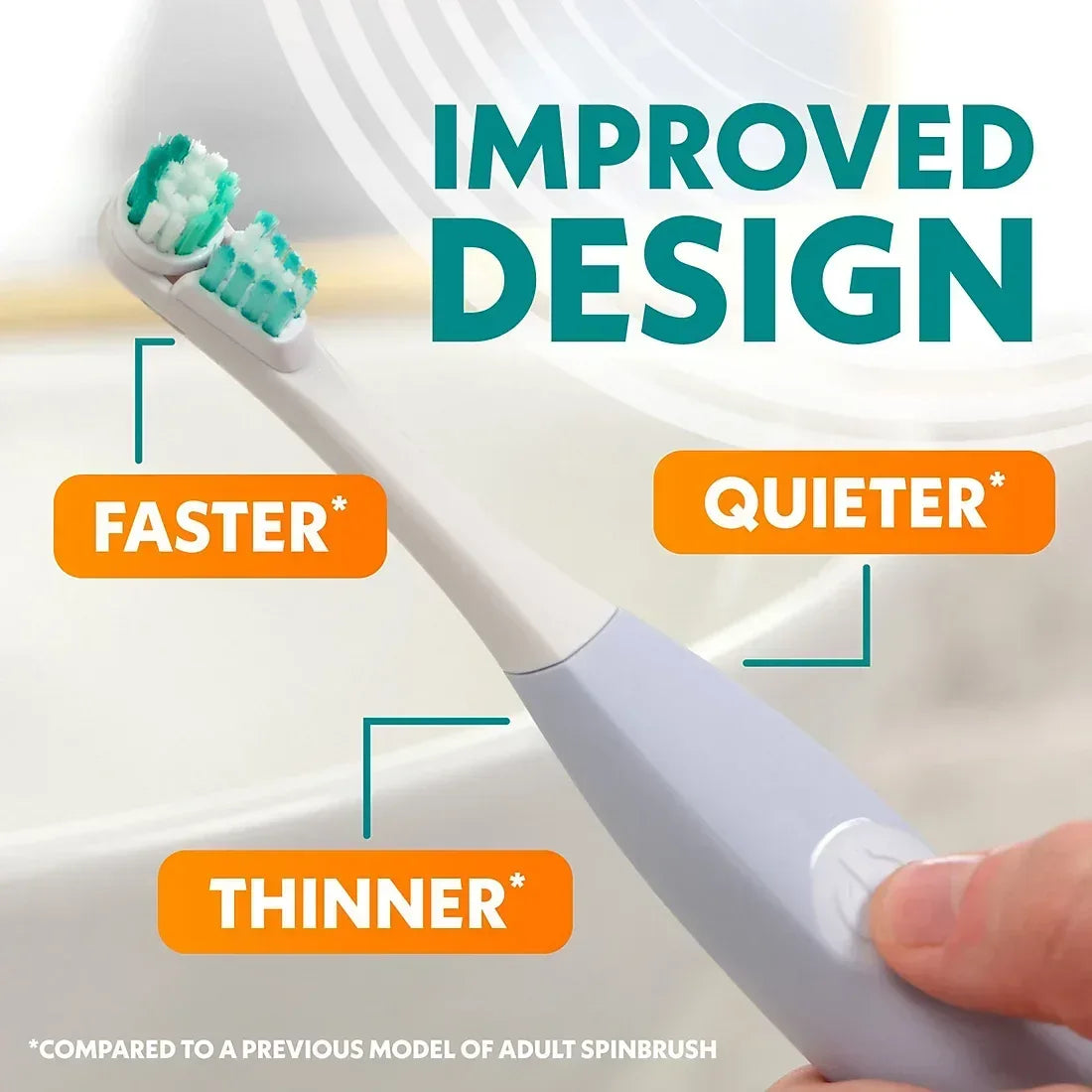 Spinbrush Pro Whiten 2 Brushes + 4 Refills
