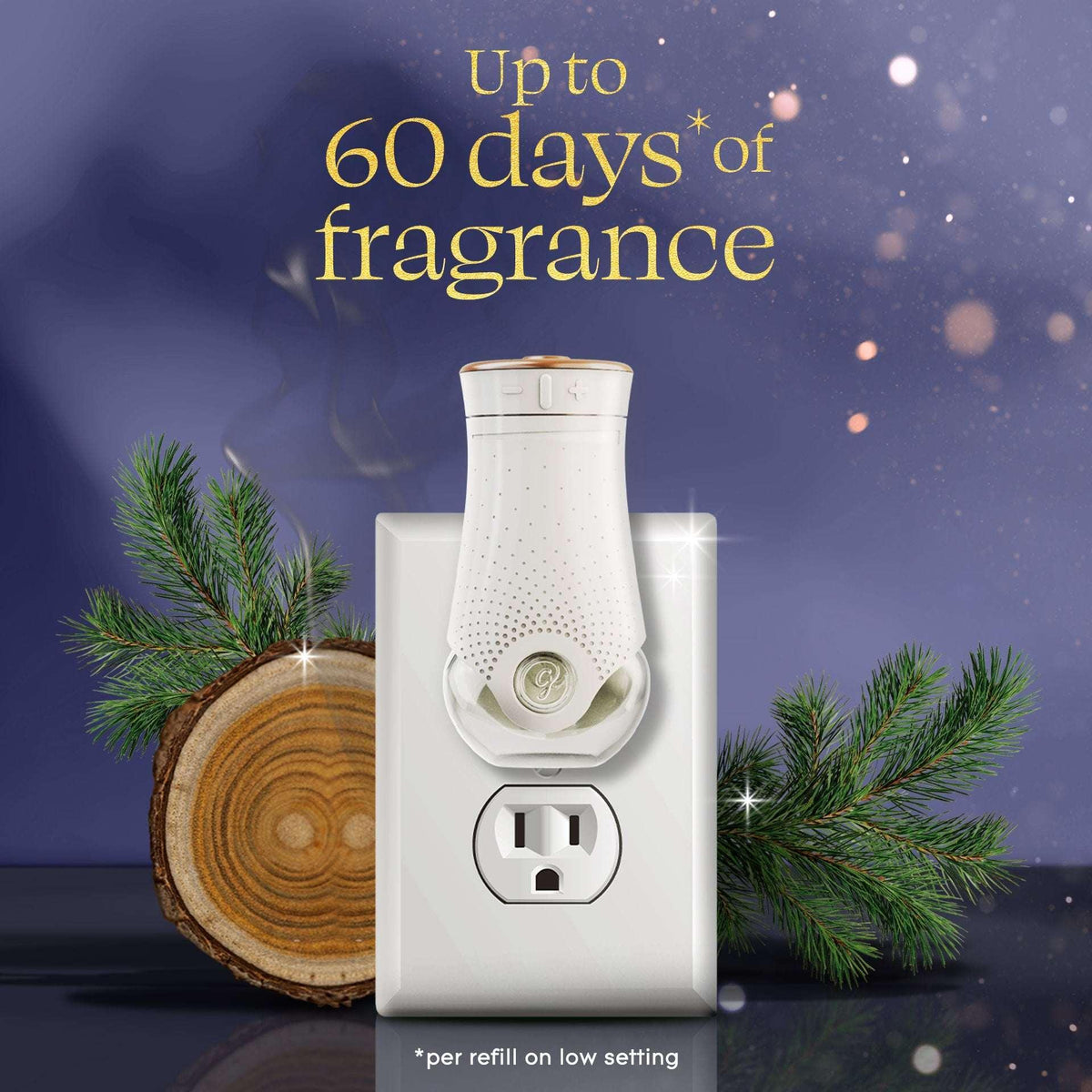 Glade PlugIns Refill Air Freshener, Embers & Sandalwood, 3.35 oz, 5 Count