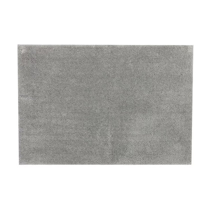 Berkley Jensen 24 x 36 Plush Micro Polyester Bath Rug - Gray