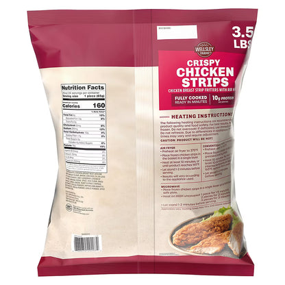 Wellsley Farms Crispy Chicken Strips, Serves 24, 3.5 lbs.