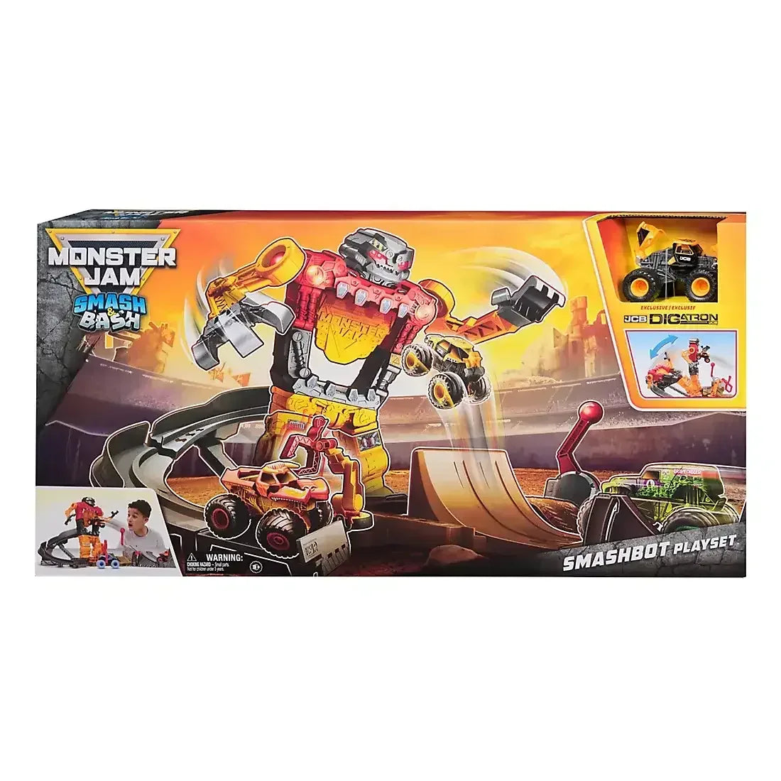 Monster Jam Smash & Bash Smashbot Playset