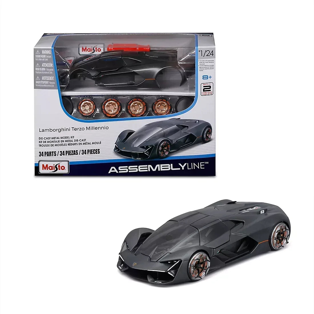 Maisto 1:24 Lamborghini Terzo Assembly Line Model Kit