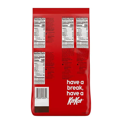 Kit Kat Assorted Flavored Wafer Snack Size, Halloween Candy Bag, 75 ct.