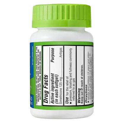 Berkley Jensen Simethicone 125mg Softgels, 240 ct.