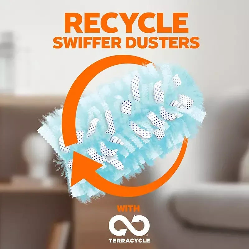Swiffer Duster Starting Kit with Short Handle, 24 Duster Refills