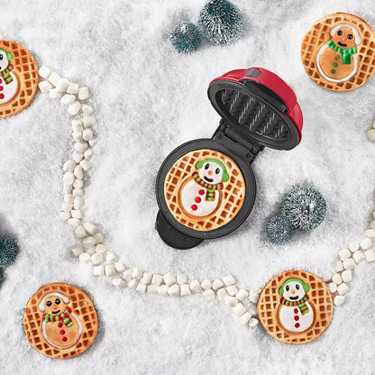 Dash Holiday MultiMaker Mini Shape Waffle Maker