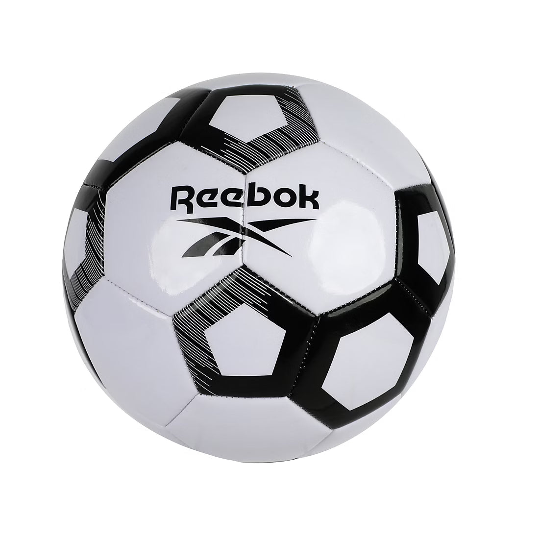 Reebok Recreational Soccer Ball, Premium TPU Composite Leather Cover, Soft Touch EVA Foam Backing