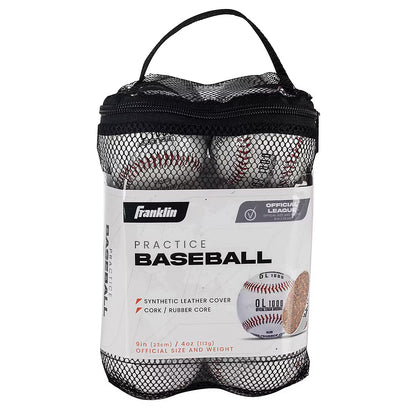 Franklin Sports OL1000 Practice Baseball 12-Pc. in mesh bag