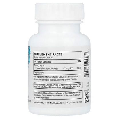 Thorne, 5-MTHF, 60 Capsules