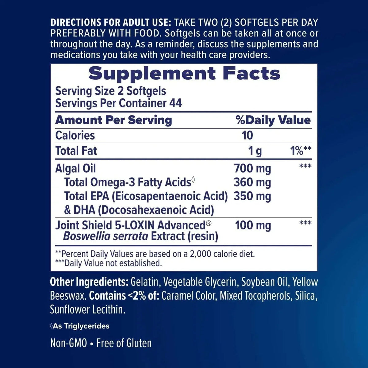 Osteo Bi-Flex Advanced Omega-3 Joint Complex Joint Support Supplement, Softgels