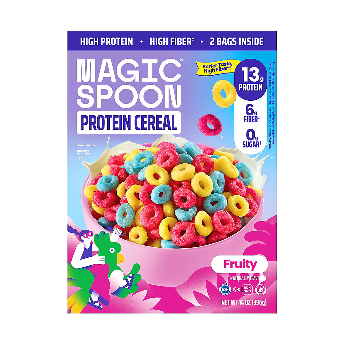 Magic Spoon Fruity Protein Cereal, 14 oz.