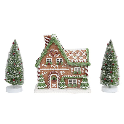 Berkley Jensen Prelit Claydough House Scene