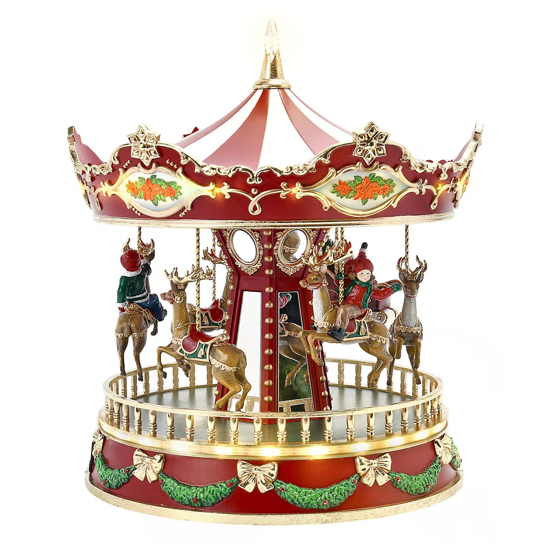 Berkley Jensen Animated Carousel, 13.9"