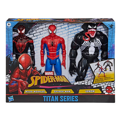 Marvel Titan Series Spider-Man, Venom, Miles Morales