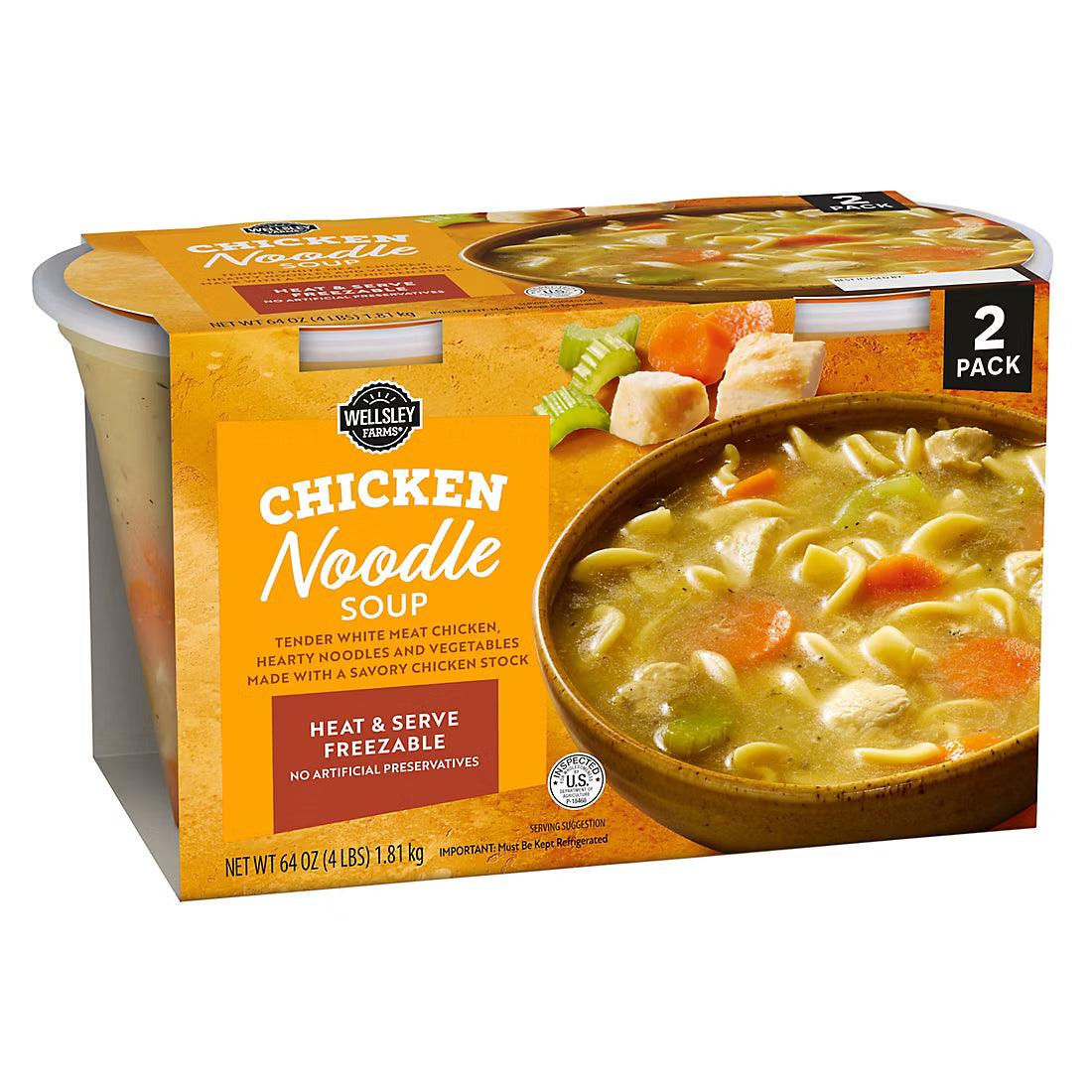Wellsley Farms Chicken Noodle Soup, 2 pk./32 oz.