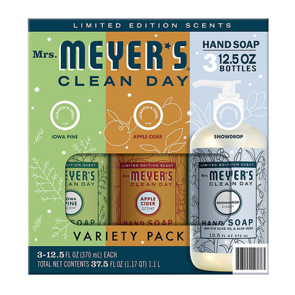 Mrs. Meyer's Clean Day Falliday Liquid Hand Soap Variety Pack, 3 pk./12.5 fl. oz.