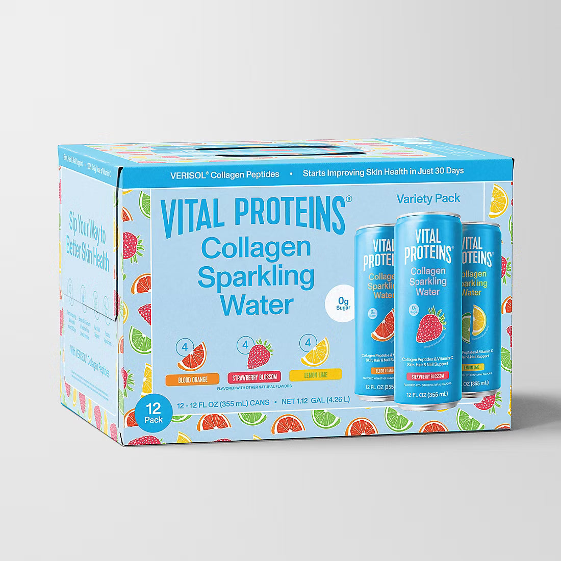 Vital Proteins Collagen Sparkling Water Variety Pack, 12 pk./12 fl. oz.