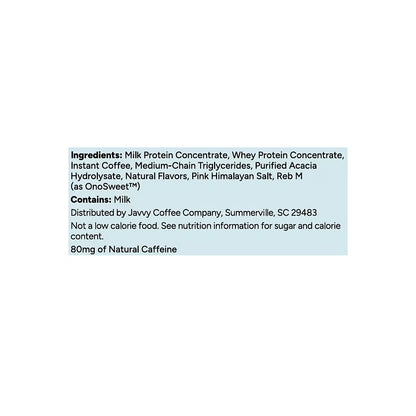 Javvy French Vanilla Protein Coffee, 80mg Caffeine, 10g Protein, Bag, 17.8 oz.
