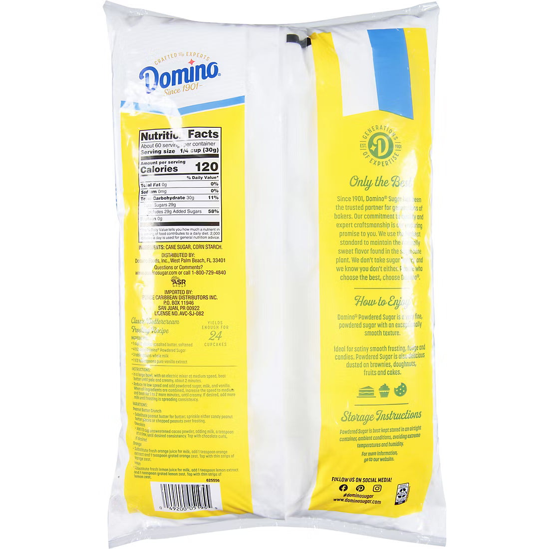 Domino Confectioners Sugar, 4 lbs.