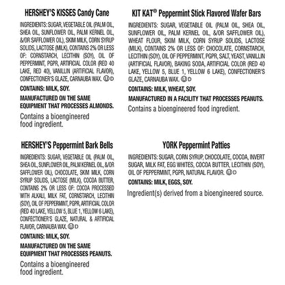 Hershey's, Kit Kat, and York Peppermint Patties Christmas Candy Bulk Bag, 135 ct.