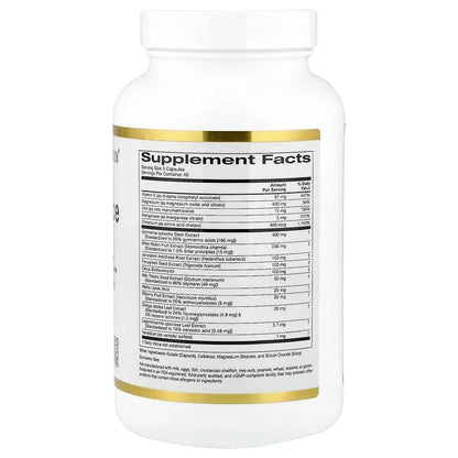 California Gold Nutrition, Sugar Balance Complex with Chromium, Gymnema Sylvestre, Gingko Biloba and Milk Thistle, 120 Capsules