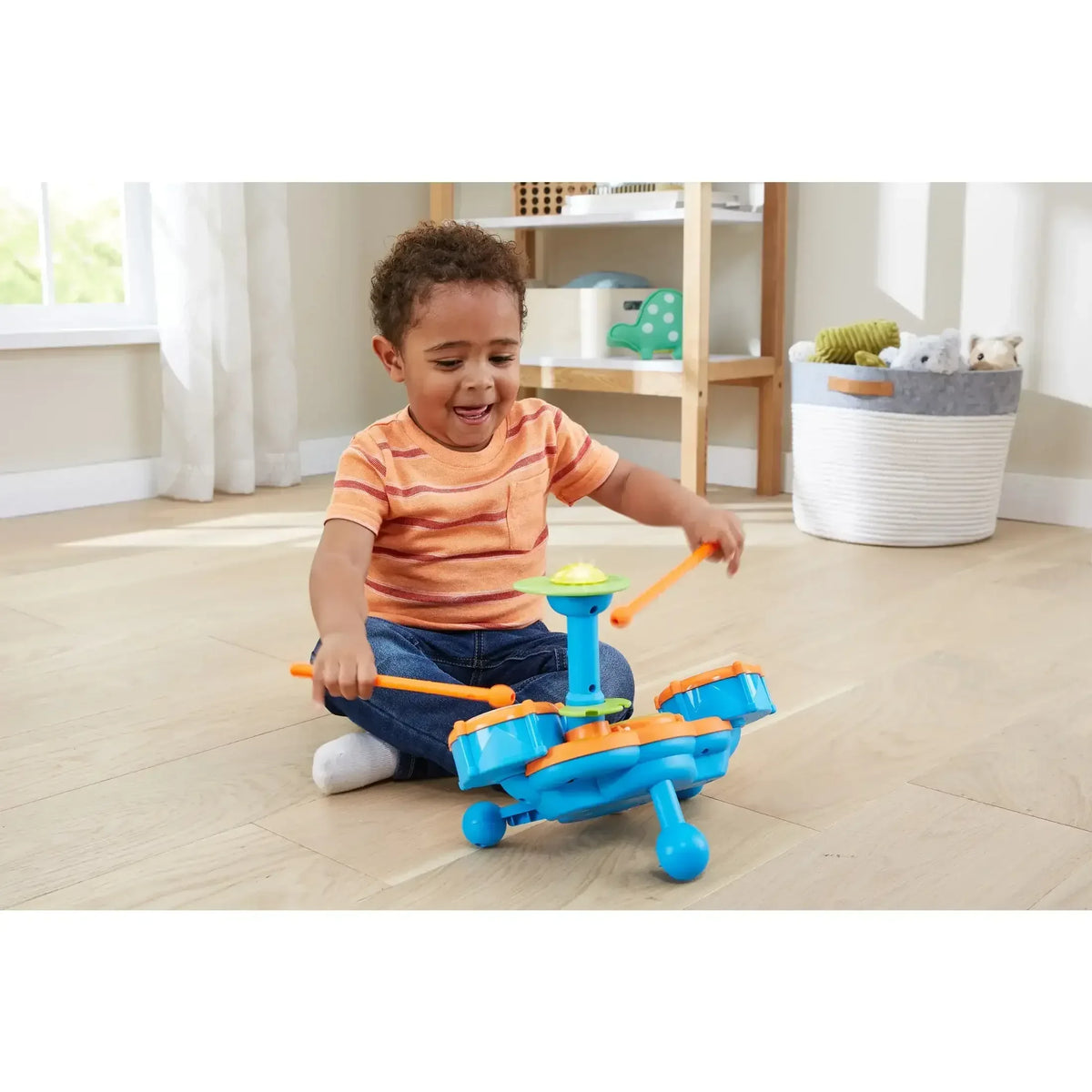 VTech KidiBeats Drum Set with Accessories, Baby and Toddler Toys