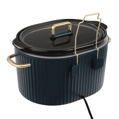 Thyme & Table 6QT Programmable Slow Cooker, Atlantic Blue