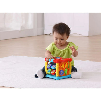 VTech Baby Busy Learners Activity Cube - Interactive Learning Toy for Infants & Toddlers