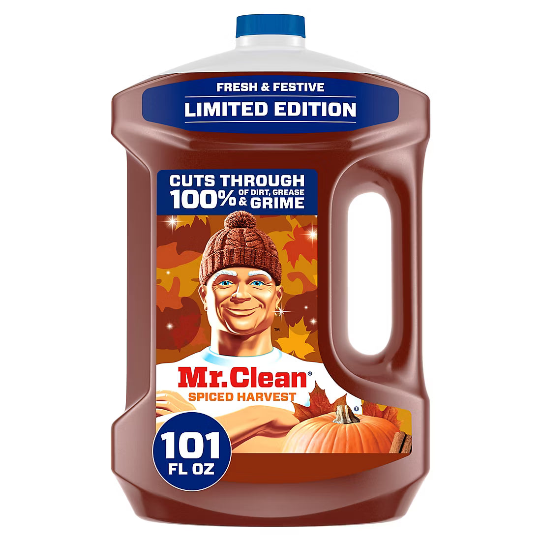 Mr. Clean All Purpose Cleaner, Floor Cleaner, Mop Soap, Cleaning Liquid, Spiced Harvest, 101 oz.