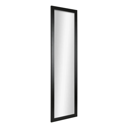Mainstays Over-the-Door Rectangular Mirror, Black, 14" x 50"
