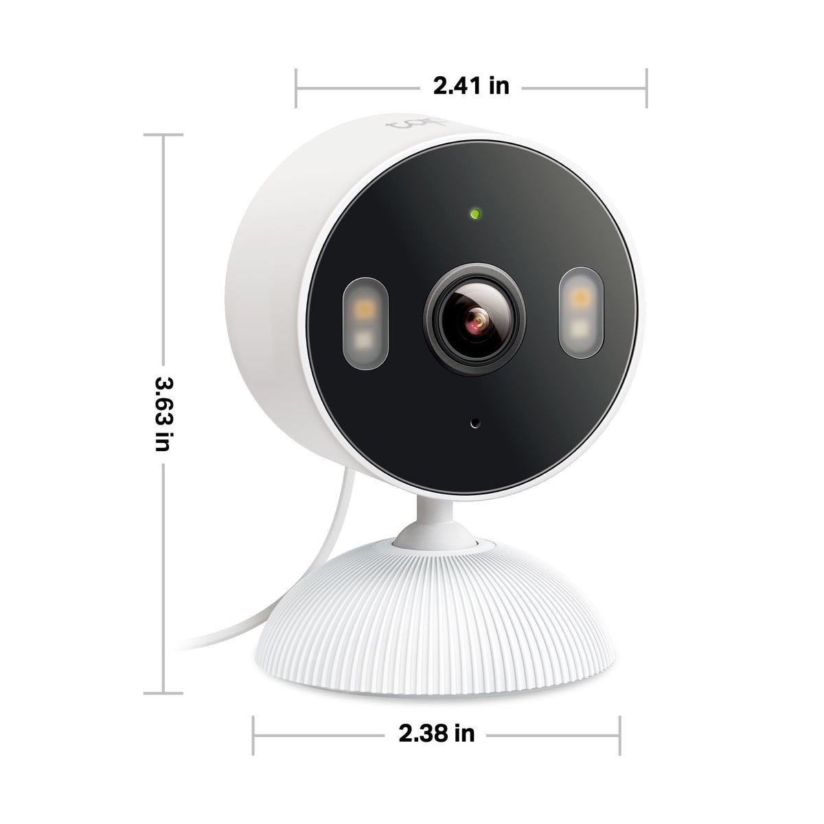 TP-Link Tapo TCW61 Indoor/Outdoor HD Security Camera with Color Night Vision, Free Smart AI Detection, No Subscription Needed, 2-Way Audio, Local Storage, Alexa & Google Home Compatible