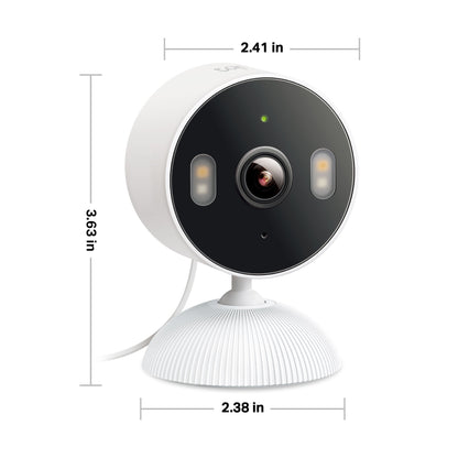 TP-Link Tapo TCW61 Indoor/Outdoor HD Security Camera with Color Night Vision, Free Smart AI Detection, No Subscription Needed, 2-Way Audio, Local Storage, Alexa & Google Home Compatible