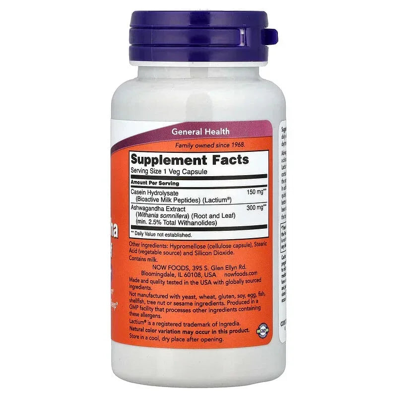 NOW Foods, Ashwagandha Stress Relief, 60 Veg Capsules