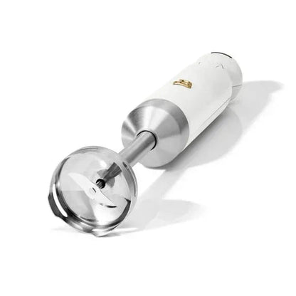Beautiful Cordless Immersion Blender with Chopper, Whisk & Measuring Cup, White Icing by Drew Barrymore