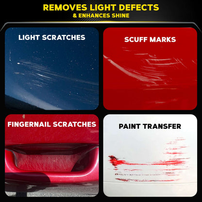 Meguiar's Quik Scratch Eraser Kit, Car Care Kit with ScratchX, Drill-Mounted Pad, and Microfiber Towel, Multi-color