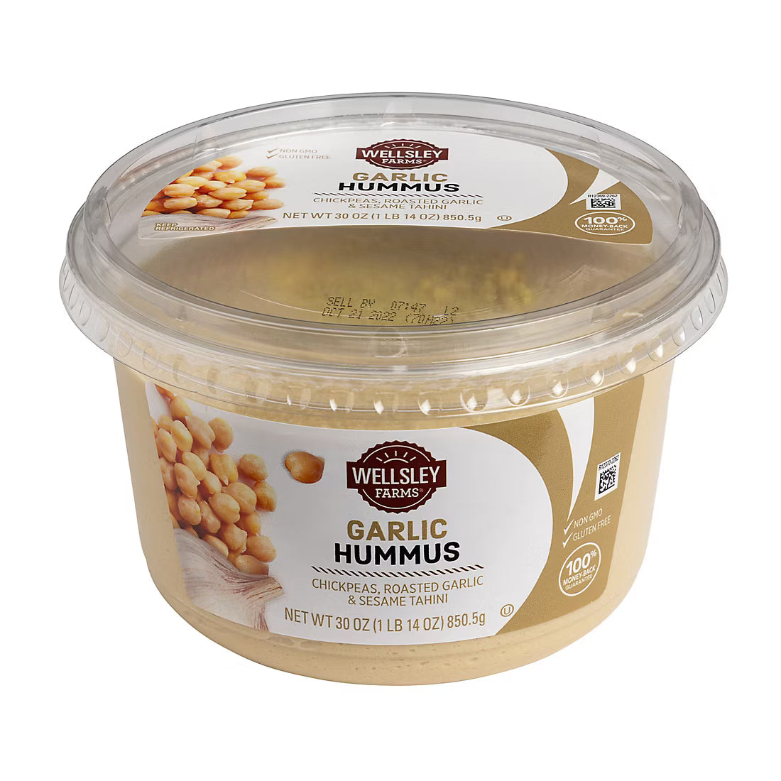 Wellsley Farms Garlic Hummus, 30 oz.