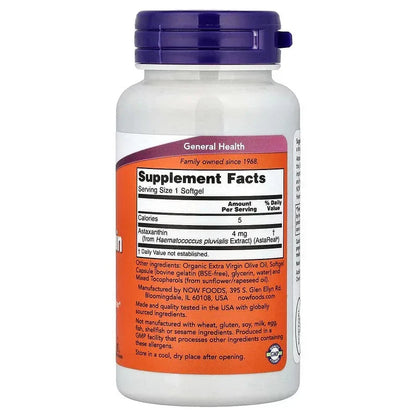 NOW Foods, Astaxanthin