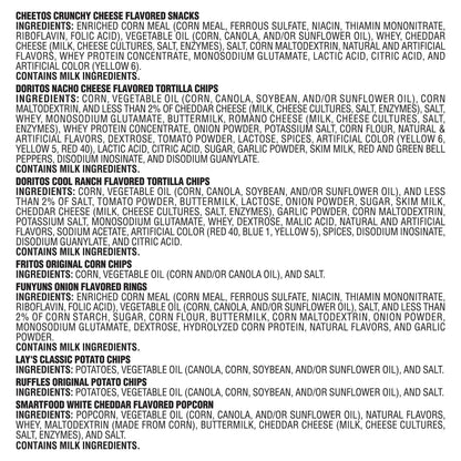 Frito Lay Classic Mix Chips Variety pack, Mega Size, 1 oz, 42 Count